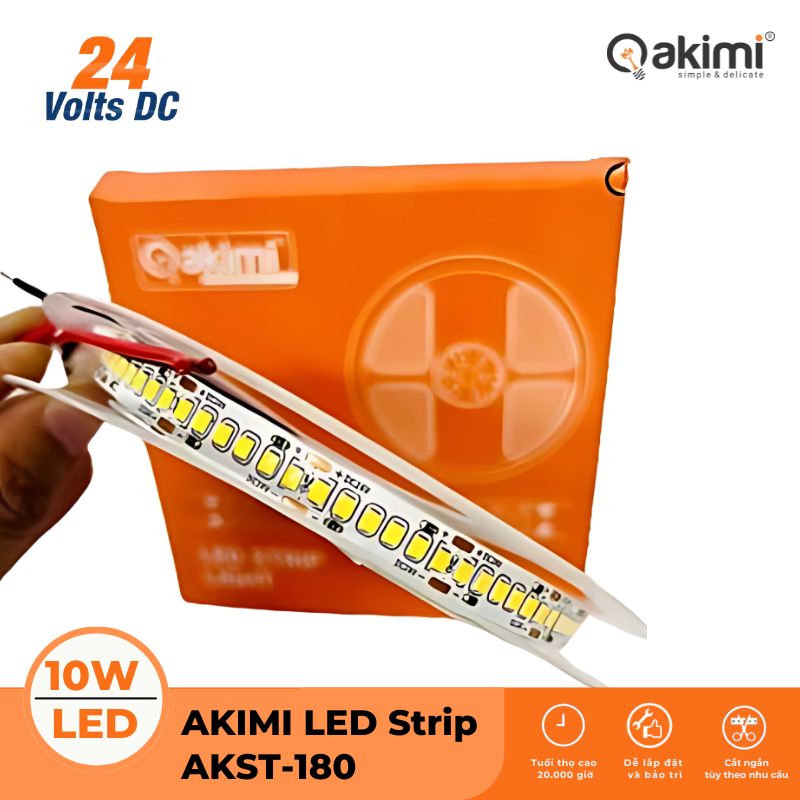 Tối ưu ánh sáng nội thất với LED dây DC24V SMD 2835 180LEDs/m 10W: Lựa chọn vàng cho nhà đẹp hiện đại